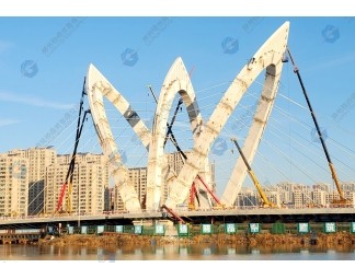 Bridge Across Tuhai River on Xinghua Road in Liaocheng City